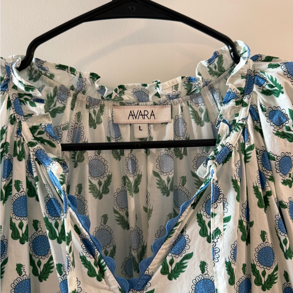 Floral Mini Dress w/ 3/4 Length Sleeves - Picture 2 of 5